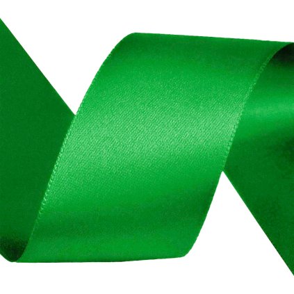 Atlasová stuha 40 mm 103309 zelená 5 m
