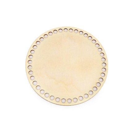 Dno na košík kruh Ø 15 cm přírodní světlá