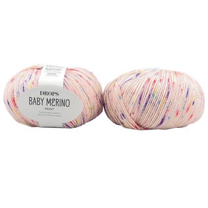 Drops Baby Merino print 103 konfety