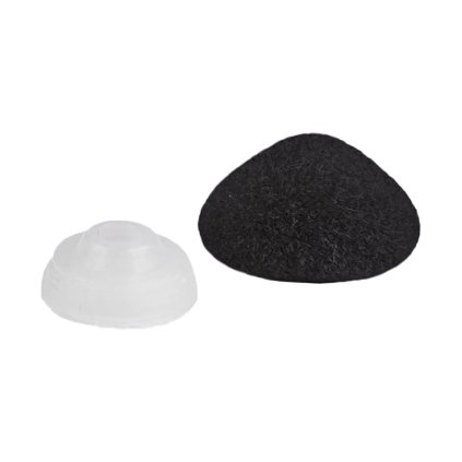 Čumáček bezpečnostní 24 x 19 mm černý sametový