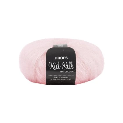 Drops Kid-Silk 72 pastelová růžová