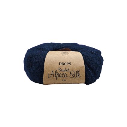 Drops Brushed Alpaca Silk MIX 42 tmavá navy