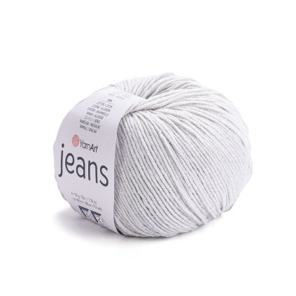 příze YarnArt Jeans 49 světle šedá