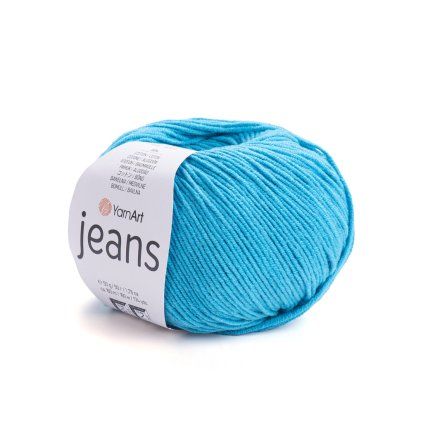 příze YarnArt Jeans 55 tyrkysová