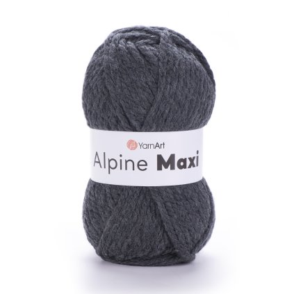příze Alpine Maxi 664 antracitová
