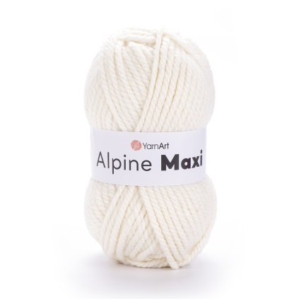 příze Alpine Maxi 662 smetanová
