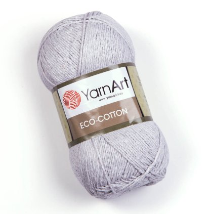 příze Eco Cotton 763 šedá