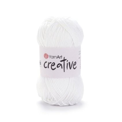 příze Creative 220 bílá optic