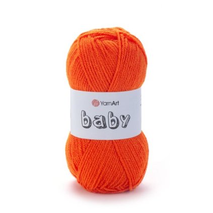 příze Baby 8279 oranžová