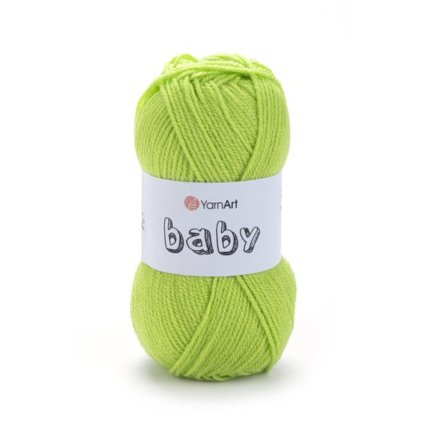 příze Baby 13854 svěží zelená