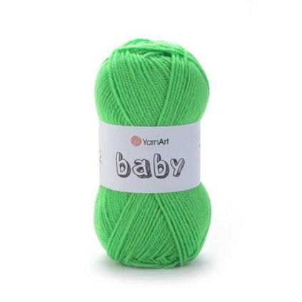 příze Baby 8233 neon zelená