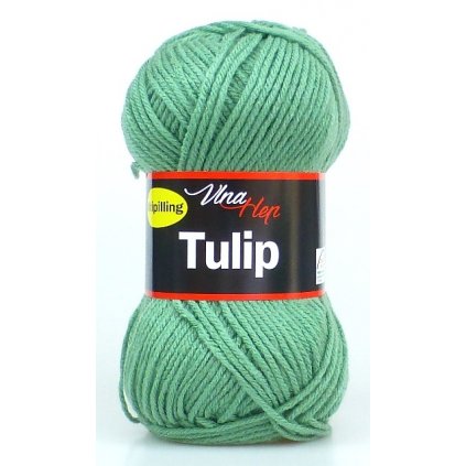 příze Tulip 4135 matná zelená