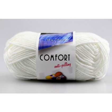 příze Comfort 57076 bílá