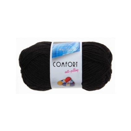 příze Comfort 59005 černá