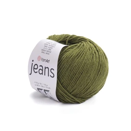 příze YarnArt Jeans 82 khaki
