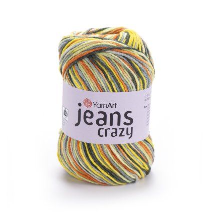 Jeans Crazy 7201 variace se žlutou