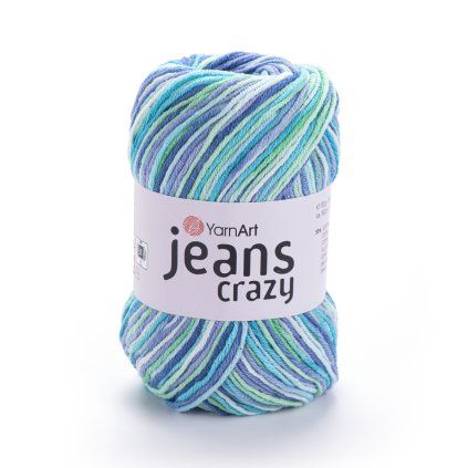 Jeans Crazy 7204 zelená a modrá