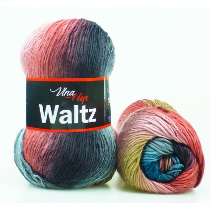 příze Waltz 5704 šedá, béžová, růžově hnědá