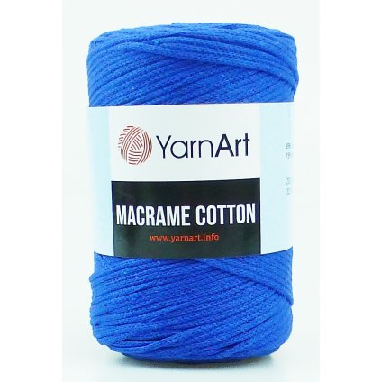 Macrame Cotton 772 královská modrá