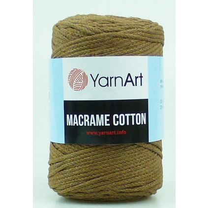 Macrame Cotton 788 hnědá