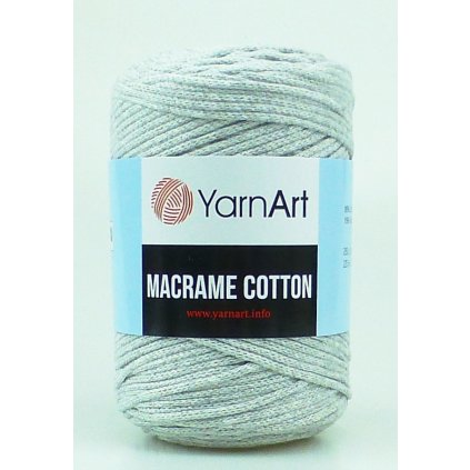 Macrame Cotton 756 světle šedá