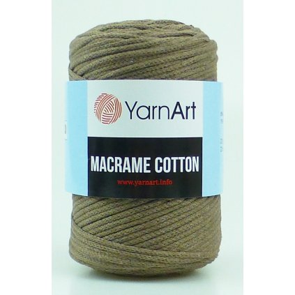 Macrame Cotton 791 matná hnědá