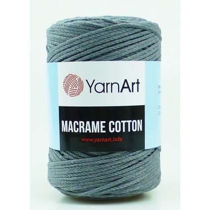 Macrame Cotton 774 šedá