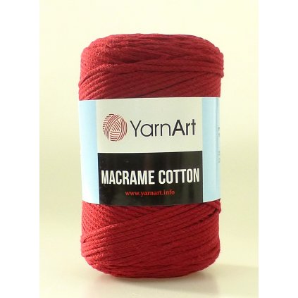Macrame Cotton 781 bordó