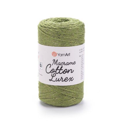 YARNART MACRAME COTTON LUREX 741