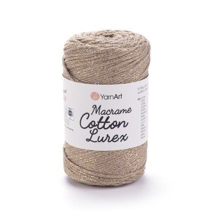 YARNART MACRAME COTTON LUREX 735