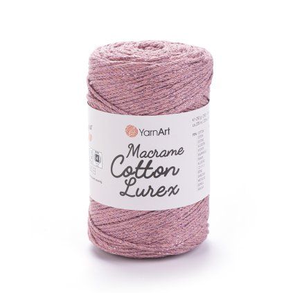 YARNART MACRAME COTTON LUREX 743
