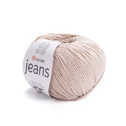 příze YarnArt Jeans 87 krémově nugátová