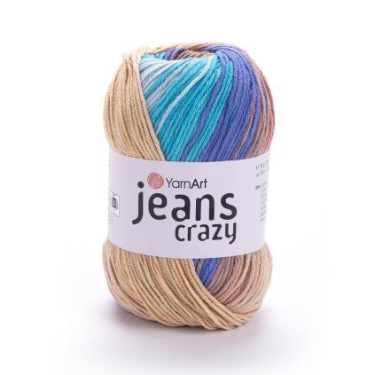 Jeans Crazy 8207 variace okrové a modré