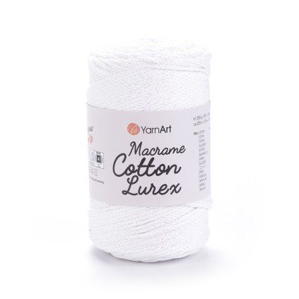 YARNART MACRAME COTTON LUREX 721