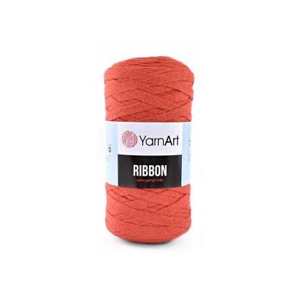 Ribbon Yarn Art cihlový