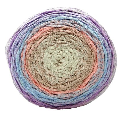 Chainy Cotton Cake ReTwisst 11 variace béžová, lososová, modrá, lila