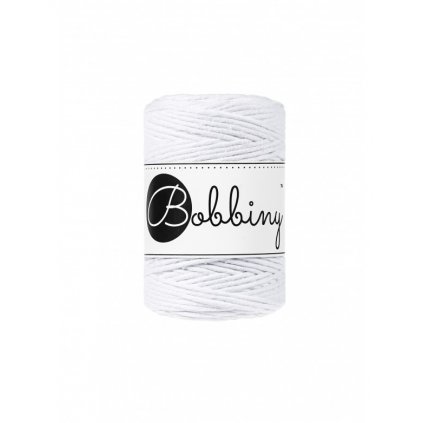 Bobbiny macrame Cord 1,5 mm Bílé (White)
