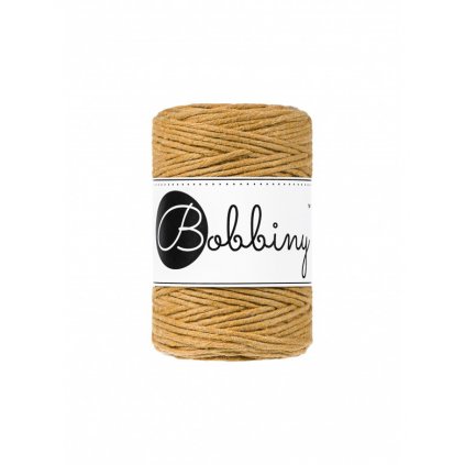 Bobbiny macrame Cord 1,5 mm Hořčicové (Mustard)