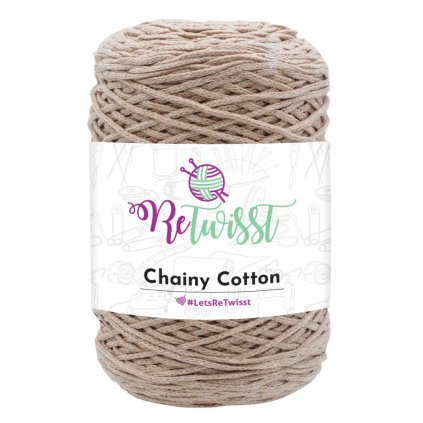 ReTwisst Chainy Cotton 8 béžová