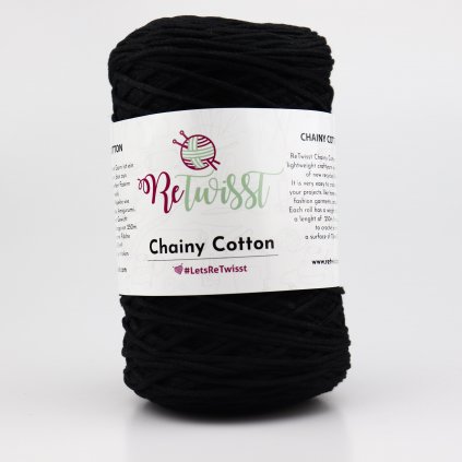 ReTwisst Chainy Cotton 2 černá