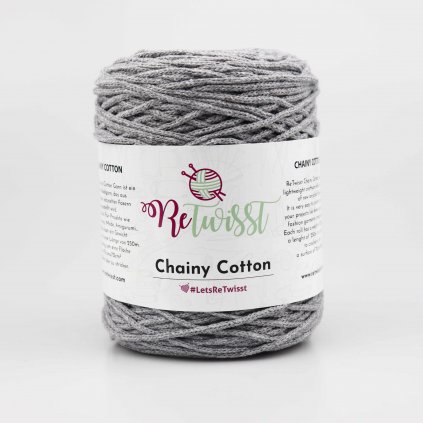ReTwisst Chainy Cotton 3 šedá
