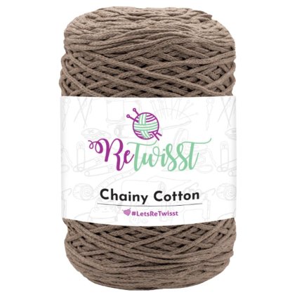 ReTwisst Chainy Cotton 9 kávová