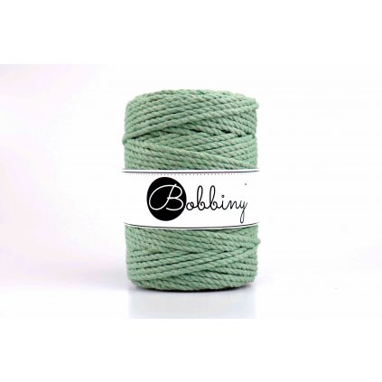 Bobbiny 3PLY Macrame Rope XXL Vavřín šedozelené (LAUREL)