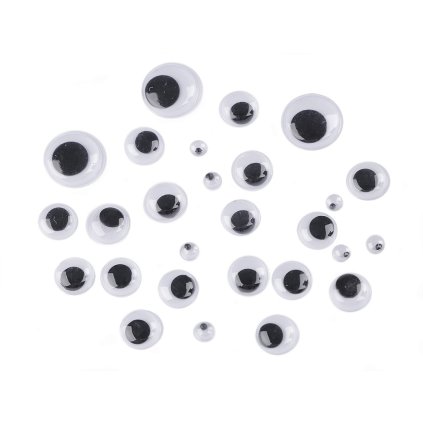 Sada plastových očí - mix velikostí 1