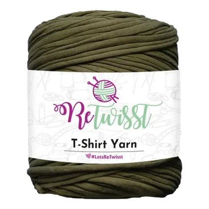 ššpagáty ReTwisst vojenská zelená