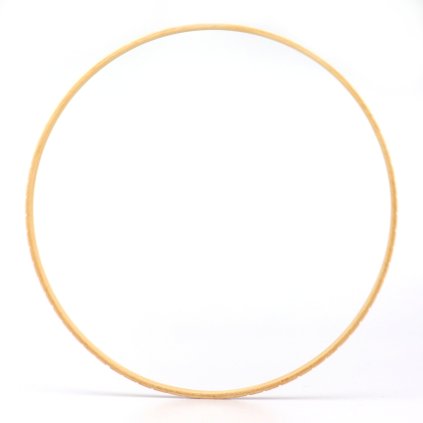 Bambusový kruh - lapač snů se zářezy 29 cm