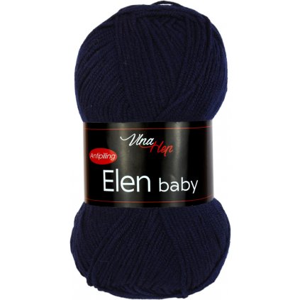 příze Elen baby 4121 tmavě modrá