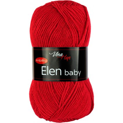 příze Elen baby 4019 červená