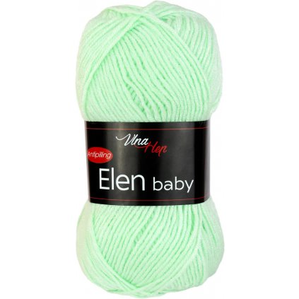 příze Elen baby 4158 světle zelená