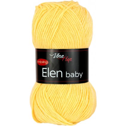 příze Elen baby 4186 žlutá